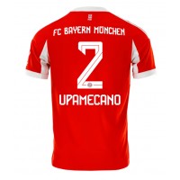 Stroje piłkarskie Bayern Munich Dayot Upamecano #2 Koszulka Podstawowej 2025-26 Krótki Rękaw